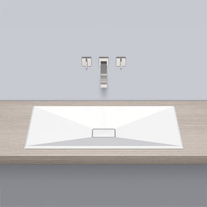 Eb.Kf800 2230000000 Overcounter Built in Washbasin 800 X 400 mm in White