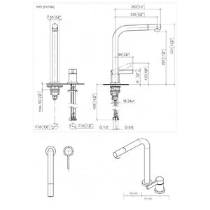 Elio 32800790-00 Deck-mounted Single-lever Sink Mixer in Polished Chrome [廚房龍頭]