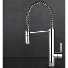 Load image into Gallery viewer, 29801.149 Oxygene Hi-Tech Single Lever Kitchen Sink Mixer with Anti-Limestone Single Jet Extractible Handshower,  Finish: Finox
