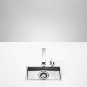 38000000-86  Under-mounted S/S Sink Single-bowl 375 x 180 x 40 in Matt High-Grade Steel[不銹鋼 檯底 單星盆]