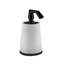 Load image into Gallery viewer, Cono 45437.706 Free Standing Soap Dispensor Holder in Black Metal
