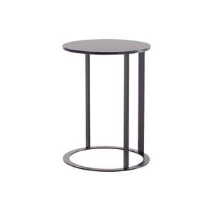 Frank FT Small Table, 350w x 350d x 470h mm, Top , Frame Slate Black Painted 01515