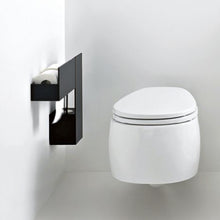 Load image into Gallery viewer, Sen Asen0915.N Shelf Or Single Toilet Roll Holder 140 X 120 X 140 mm in Black
