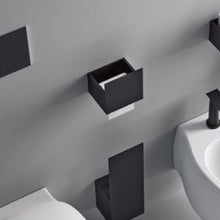 Load image into Gallery viewer, Sen Asen0915.N Shelf Or Single Toilet Roll Holder 140 X 120 X 140 mm in Black
