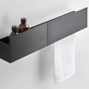 Sen ASEN0919.N towel holder 400 x 120 x 140 mm in black