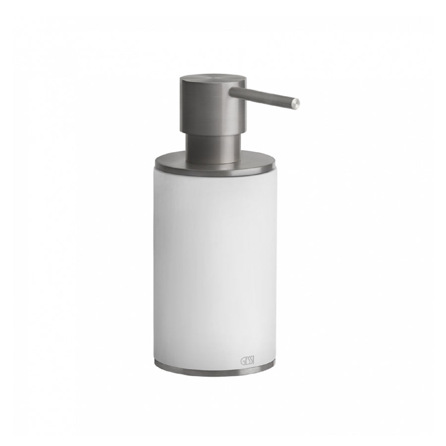 316 54737.239 standing soap dispenser holder in brushed steel