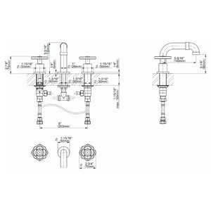 E-11400-C19-PC single lever progressive basin mixer in polish chrome with 153mm spout