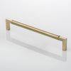 CH1072.02.PBW Ashworth solid brass cabinet handle  polished brass waxed, A:224mm B:234mm C: 41mm