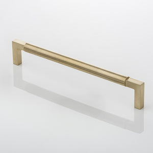 CH1072.02.PBW Ashworth solid brass cabinet handle  polished brass waxed, A:224mm B:234mm C: 41mm