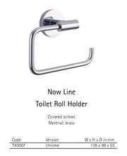 Load image into Gallery viewer, 740007 Now toilet roll holder in chrome
