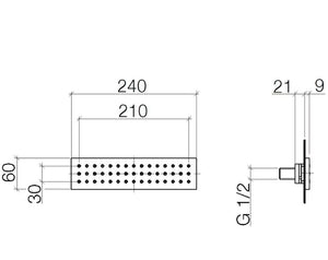 36517979-00 WATER BAR w/3520697090 Concealed Part