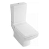 La Belle 564710.R1 Floor-Standing Close to the Wall Toilet Bowl Horizontal Outlet, 5747a1.R1 Tank with Fitting Water Inlet From the Bottom in White Activecare Ceramicplus & 9m32.S1.R1 Seat and Cover in white