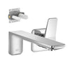 Lisse 36861845-00 (N) wall mounted single lever basin mixer w/ max. flow 5.7 l/min in polished chrome w/3586097090 Concealed Part