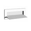 39900.238 Rettangolo External Part for Wall Fixing Waterfall Shower Spout  Finish: Mirror Steel with  39892.238 built-in part