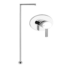 Load image into Gallery viewer, Ovale 23095.031 Floor-Mount Basin Spout 1024 mm with Separate Control  23110.031 External part in Chrome &amp; 46112.031 Concealed part
