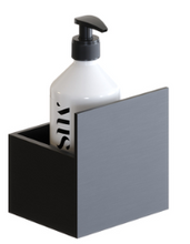 Load image into Gallery viewer, Sen Asen0915.N Shelf Or Single Toilet Roll Holder 140 X 120 X 140 mm in Black
