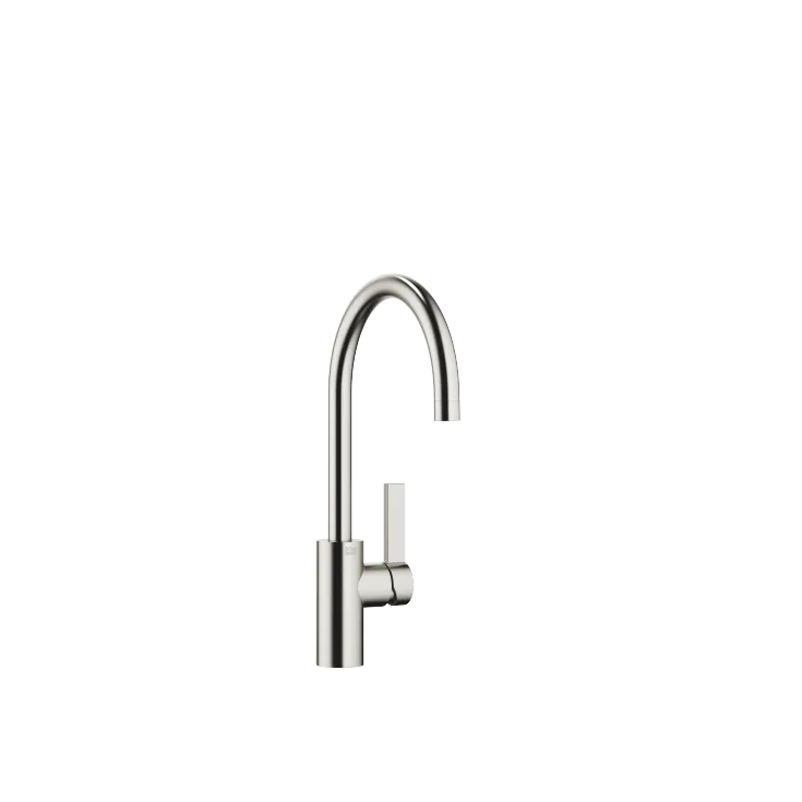 Tara Ultra 33826875-06 Deck-mounted Single-lever Sink Mixer in Platinum Matt