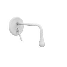 Load image into Gallery viewer, Goccia 33684.279 wall-mounted basin mixer in white with 33687.031 concealed part
