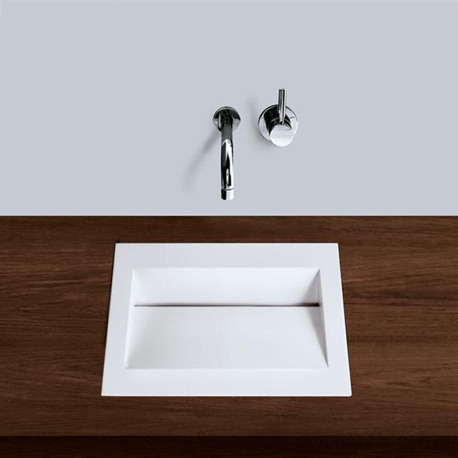 Fb.Ry450 (2221.000.000) Flat Built-In Basin  Size : 450x420mm  Color : White