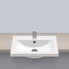 Hb.R585.H 2700000000 Semi-Recessed Basin 585 x 405 mm in White with Tap Hole and Overflow