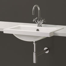 Load image into Gallery viewer, Hb.R585.H 2700000000 Semi-Recessed Basin 585 x 405 mm in White with Tap Hole and Overflow
