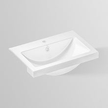 Load image into Gallery viewer, Hb.R585.H 2700000000 Semi-Recessed Basin 585 x 405 mm in White with Tap Hole and Overflow
