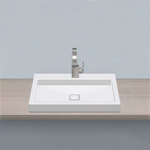 Ab.Re700h2 3209 000 000 Sit-On Basin 700 X 460 mm in White Without Overflow