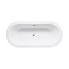 2740 Bettestarlet Oval Enamelled Pressed Steel Bathtub [鋼板浴缸] with Anti-Slip, Anti-Noise and B23-1500 Universal Cradles Size: 1850 x 850mm