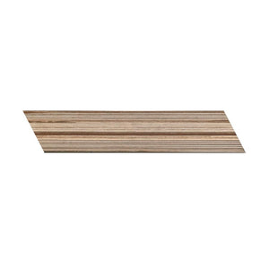 Woodlines tiles in Losanga Shorea B Dimensions: 14.65 x 79.8 x 10 mm