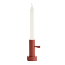 Load image into Gallery viewer, 840098 candlestick single #2 40 x 130 mm in terracotta
